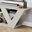 Έπιπλο τηλεόρασης Pipralla Megapap χρώμα sandstone 110x30x40εκ.