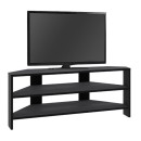Έπιπλο τηλεόρασης γωνιακό Thales Megapap χρώμα black wood 110x36x45εκ.
