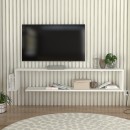 Έπιπλο τηλεόρασης επιτοίχιο Regnar Megapap χρώμα λευκό 168,6x25x31,8εκ.