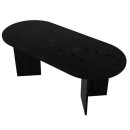 Τραπέζι Cortado Megapap χρώμα sencron black 200x90x74εκ.