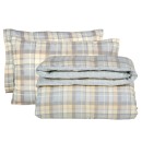 DAS HOME ΣΕΤ ΣΕΝΤΟΝΙΑ ΥΠΕΡΔΙΠΛΑ HAPPY FLANNEL 9639 GREY, TAUPE