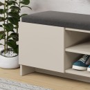 Παπουτσοθήκη Zulla Megapap χρώμα sandstone 110x37x43εκ.