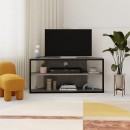 Έπιπλο τηλεόρασης γωνιακό Echo Megapap χρώμα γκρι ρετρό 98x37x45εκ.