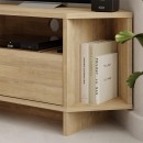 Έπιπλο τηλεόρασης γωνιακό Viva Megapap χρώμα sapphire oak 95,7x35,4x45εκ.