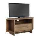 Έπιπλο τηλεόρασης γωνιακό Viva Megapap χρώμα ανοιχτό καρυδί 95,7x35,4x45εκ.