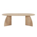 Τραπεζάκι σαλονιού Melina Megapap χρώμα sapphire oak 120x60x40εκ.