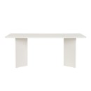 Τραπέζι Linza Megapap χρώμα λευκό 180x90x75εκ.