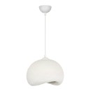 Φωτιστικό οροφής Yontu Megapap E27 fiberglass μονόφωτο χρώμα λευκό 34x29x120εκ.