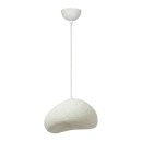 Φωτιστικό οροφής Loval Megapap E27 fiberglass μονόφωτο χρώμα λευκό 32x27x120εκ.