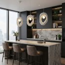 Φωτιστικό οροφής Zoga Megapap G9 fiberglass μονόφωτο χρώμα λευκό 30x12x90εκ.