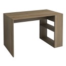 Γραφείο εργασίας Mikro Megapap χρώμα καρυδί 120x60x75εκ.