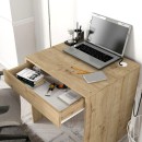 Γραφείο εργασίας Mida Megapap χρώμα sapphire oak 72x60x73,8εκ.