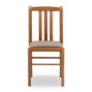 Σετ τραπεζαρίας Adare Megapap 5 τμχ μασίφ ξύλο - MDF με επεκτεινόμενο τραπέζι 140/180x78x77εκ.