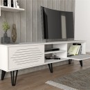 Σύνθεση τηλεόρασης Salerno Megapap χρώμα λευκό 180x35x51εκ.