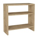 Τραπεζάκι βοηθητικό Silvanus Megapap χρώμα sapphire oak 51x17,5x49εκ.