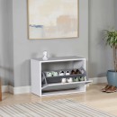 Παπουτσοθήκη Step Megapap 6 ζευγών χρώμα λευκό 60x30x42εκ.