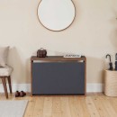 Παπουτσοθήκη 6 ζεύγων Step Megapap χρώμα καρυδί 60x30x42εκ.