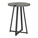 Τραπεζάκι βοηθητικό Pedro Megapap χρώμα γκρι σκυροδέματος 44x44x58εκ.