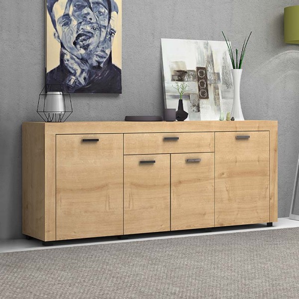 Μπουφές Joseph Megapap χρώμα φυσικό οξιάς 177x40x76εκ.