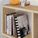 Τραπεζάκι βοηθητικό Homemania Megapap χρώμα sapphire oak 60x20x60εκ.