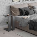 Τραπεζάκι βοηθητικό Muju Megapap χρώμα ανθρακί 30x40x57εκ.