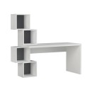 Γραφείο εργασίας Balance Megapap χρώμα λευκό 153,5x60x140εκ