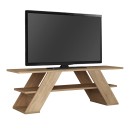 Έπιπλο τηλεόρασης Farfalla Megapap χρώμα sapphire oak 120x33,5x40εκ.