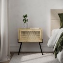 Κομοδίνο Naive Megapap χρώμα sapphire oak 48x34x51εκ.