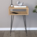 Κομοδίνο Scott Megapap χρώμα sapphire oak 40x30x60εκ.