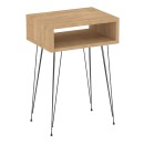 Κομοδίνο Scott Megapap χρώμα sapphire oak 40x30x60εκ.