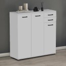 Παπουτσοθήκη - Ντουλάπι Polly Megapap χρώμα λευκό 108x35x108εκ.