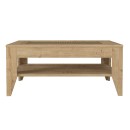 Τραπεζάκι σαλονιού Madura Megapap χρώμα sapphire oak 90x60x40εκ.