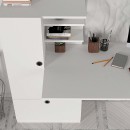 Γραφείο εργασίας Domingo Megapap χρώμα λευκό 149,5x60x120εκ.