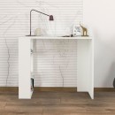 Γραφείο εργασίας Netenia Megapap χρώμα λευκό 90x40x74εκ.