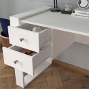 Γραφείο εργασίας Fernando Megapap χρώμα λευκό 158,4x60x72,2εκ.