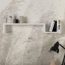 Ραφιέρα τοίχου Happy Megapap χρώμα λευκό 87,4x14,5x14,5εκ.