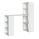 Γραφείο εργασίας πολυμορφικό Last Megapap χρώμα λευκό 119x44,7x123εκ.