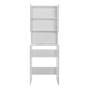 Έπιπλο πλυντηρίου Ceza Megapap χρώμα λευκό 65x60x182εκ.