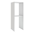 Έπιπλο πλυντηρίου - στεγνωτηρίου Evgenia Megapap χρώμα λευκό 70x60x180εκ.