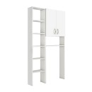 Έπιπλο πλυντηρίου Make Megapap χρώμα λευκό 96x20x180εκ.