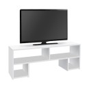 Έπιπλο τηλεόρασης Dabi Megapap χρώμα λευκό 120x30x40εκ.