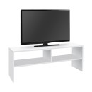 Έπιπλο τηλεόρασης Beirut Megapap χρώμα λευκό 120x30x40εκ.