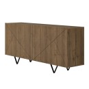 Μπουφές Jakomen Megapap χρώμα ανοιχτό καρυδί 180x41,7x80εκ.