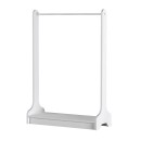 Έπιπλο εισόδου Belgum Megapap χρώμα λευκό 87,3x35x128εκ.