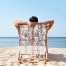 GREENWICH POLO CLUB PAREO PRINTED 80Χ180 3668 BROWN