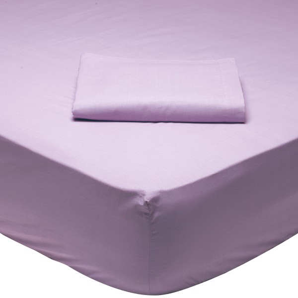 DAS HOME 1009 ΣΕΝΤΟΝΙ ΗΜΙΔΙΠΛΟ ΜΕ ΛΑΣΤΙΧΟ 120*200+35 LILAC LILAC
