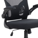 Καρέκλα γραφείου διευθυντική Falcon Megapap με ύφασμα Mesh χρώμα μαύρο 68x65x119/129εκ.