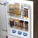 Ντουλάπι κουζίνας - μπάνιου Altay I Megapap χρώμα λευκό 97,8x44,1x91,5εκ.