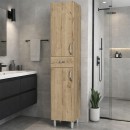 Ντουλάπι κουζίνας - μπάνιου Selina Megapap χρώμα sapphire oak 35x31x179εκ.