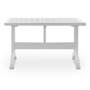 Τραπέζι πολυπροπυλενίου Callan Megapap χρώμα λευκό 120x70x73εκ.